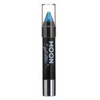 Moon Glitter Holographic Body Crayons Blue 3.2g, Nieuw, Verzenden
