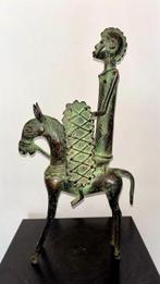 sculptuur, Cavalier à cheval - 44 cm - Brons, Antiquités & Art