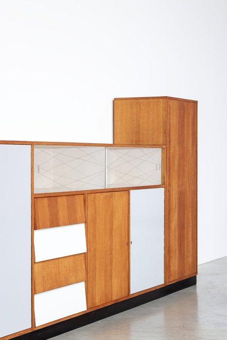 Dressoir - Belgisch post-oorlogs ontwerp - Formica - Geëtst, Antiquités & Art, Art | Objets design