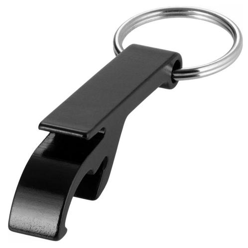 Fako Bijoux® - Flesopener - Sleutelhanger - Zwart, Verzamelen, Sleutelhangers, Verzenden