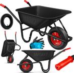 MASKO® Kruiwagen - 100L - Tot 250kg - Zwart •, Doe-het-zelf en Bouw, Gereedschap | Overige machines, Verzenden, Nieuw