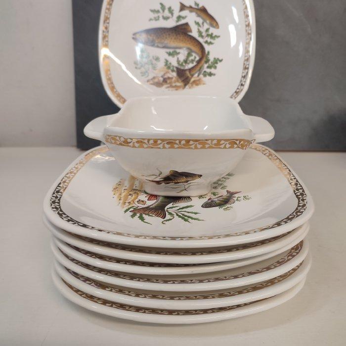 Faïence de Longchamp - Service de table (13) - Décor, Antiek en Kunst, Antiek | Meubels | Tafels