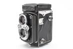 Yashica Yashicaflex New B 6x6 with 3.5/80mm and leathercase, Nieuw