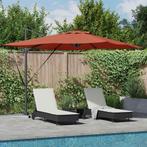 vidaXL Parasol Terracotta 286 x 285 x 270 cm Aluminium, Tuin en Terras, Verzenden, Nieuw