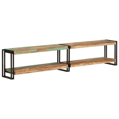 vidaXL Tv-meubel 200x30x40 cm massief gerecycled hout, Maison & Meubles, Armoires | Mobilier de télévision, Envoi