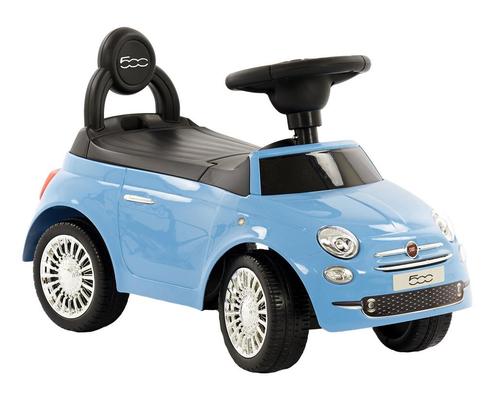 Fiat 500 - Loopauto - Blauw - Loopauto 1 jaar - Loopwagen, Kinderen en Baby's, Speelgoed | Educatief en Creatief, Nieuw, Verzenden