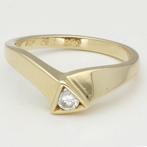 Zonder Minimumprijs - Ring - 14 karaat Geel goud Diamant