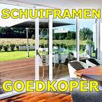 SCHUIFRAMEN PRIJZEN DEZE MAAND VEEL GOEDKOPER TOT WEL 33% !, Doe-het-zelf en Bouw, Raamkozijnen en Schuifdeuren, Nieuw