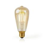 Wi-Fi Smart Edison LED Lamp amber | 2200K | 5W | E27 -, Huis en Inrichting, Lampen | Losse lampen, Nieuw, E27 (groot), Verzenden