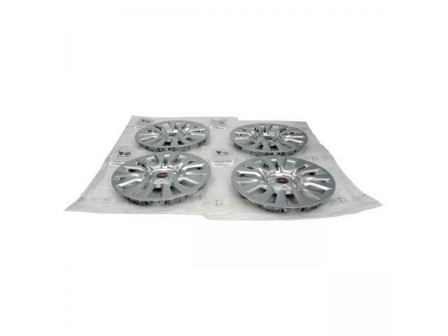 4x ORIGINAL Wielafdekking Fiat wielkap ZILVER 15 inch TIPO (, Auto-onderdelen, Banden en Velgen, Ophalen of Verzenden