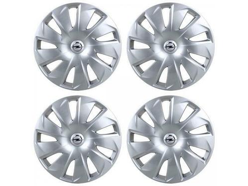 4x ORIGINAL GM wielafdekking wielafdekking Opel ZILVER 15 in, Auto-onderdelen, Banden en Velgen, Ophalen of Verzenden