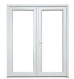 PVC Dubbele deur 180x215, 200x215 Wit en Antraciet in Stock, Bricolage & Construction, Ophalen of Verzenden, Buitendeur
