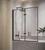 Badwand Medal 120 x 140 cm Zwart Badscherm Draaibaar 5 mm, Verzenden, Nieuw
