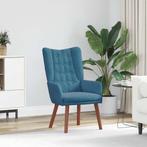 vidaXL Ontspanningsstoel Blauw 63 x 67 x 94 cm Fluweel, Huis en Inrichting, Fauteuils, Verzenden, Nieuw