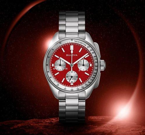Bulova - Lunar Pilot Chrono - Speciale Luna Rossa -, Handtassen en Accessoires, Horloges | Heren