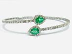 Bracelet de tennis - 18 carats Or blanc -  4.60ct. tw.