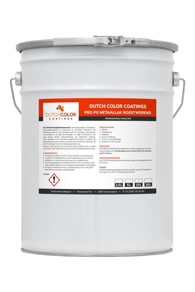 DCC PRO PU Metaallak Roestwerend Mengkleur 2.5L, Doe-het-zelf en Bouw, Verf, Beits en Lak, Nieuw, Verzenden