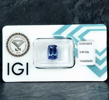Tanzanite - 3.69 ct - International Gemological Institute