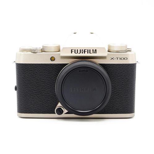 Fujifilm X-T100 Camera Body Champagne (Occ), Audio, Tv en Foto, Videocamera's Digitaal, Zo goed als nieuw, Ophalen of Verzenden