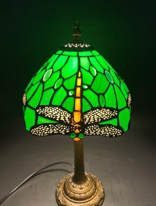 Tafellamp - Dragonfly - Glas-in-lood - Tiffany-stijl lamp, Antiek en Kunst, Curiosa en Brocante