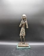 Beeld, Special: The Scream in Bronze 38cm - 38 cm - Brons,, Antiek en Kunst, Curiosa en Brocante
