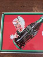 Coca-Cola - Coca cola reclamebord emaille - Coca cola -, Antiquités & Art