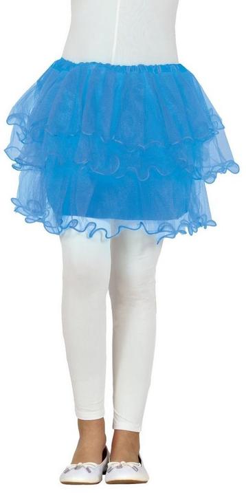 Blauwe Tutu Meisje Ruches 30cm, Verzenden
