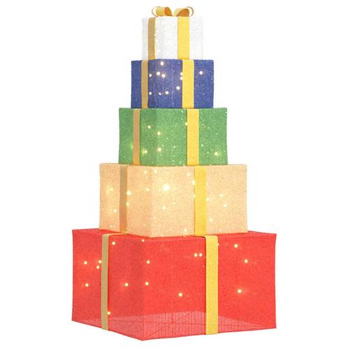 vidaXL Kerstdecoratie geschenkdoos 250 LEDs warm wit, Diversen, Kerst, Nieuw, Verzenden