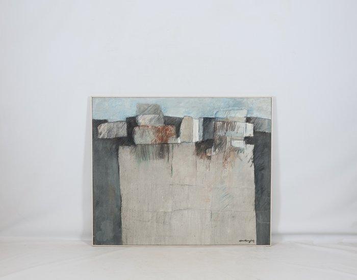 Louis Derijks (1929-2020) - Landschap, Antiek en Kunst, Kunst | Schilderijen | Modern