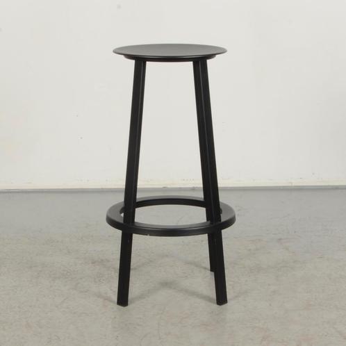 Design Barkruk HAY Revolver - Zwart - Draaibaar onderstel, Huis en Inrichting, Stoelen, Gebruikt, Ophalen of Verzenden