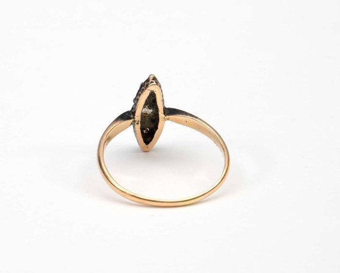 Ring - 14 karaat Roségoud Diamant (Natuurlijk) - Diamant -, Handtassen en Accessoires, Ringen
