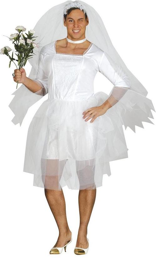 Bruid Kostuum Heren Grappig, Kleding | Heren, Carnavalskleding en Feestkleding, Nieuw, Verzenden