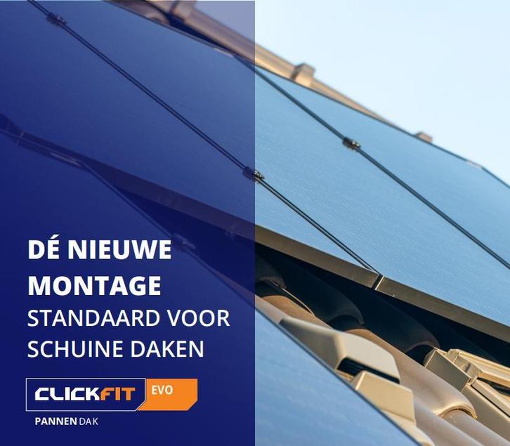 Esdec ClickFit zonnepanelen montagesystemen voor pannendak, Doe-het-zelf en Bouw, Zonnepanelen en Toebehoren, 200 wattpiek of meer