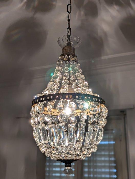 Plafondlamp - Kristal - Bohemien luchtballon, Antiek en Kunst, Antiek | Overige Antiek