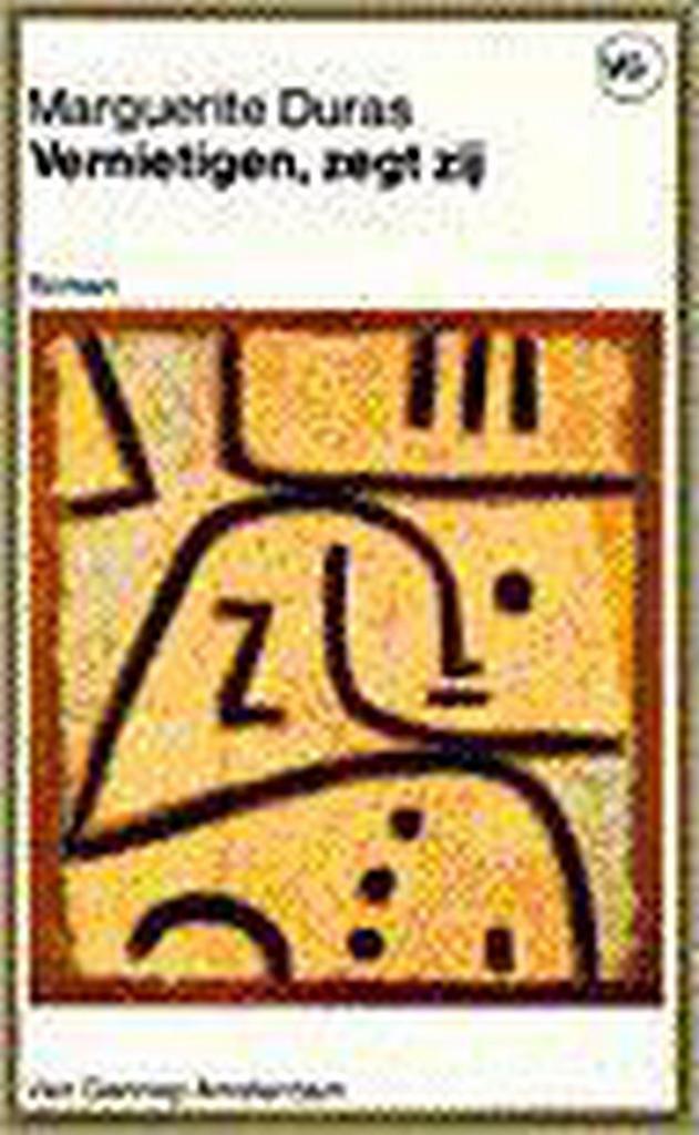 Vernietigen, zegt zij 9789060124659 M. Duras, Boeken, Romans, Gelezen, Verzenden