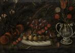 Escuela española (XVII-XVIII) - Bodegón de frutas y flores