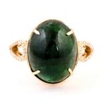 Zonder Minimumprijs - Ring - 14 karaat Geel goud -  9.09ct., Handtassen en Accessoires, Ringen, Nieuw