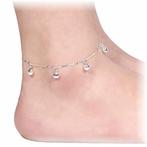 Fako Bijoux® - Enkelbandje - Belletjes - Verzilverd, Verzenden, Nieuw