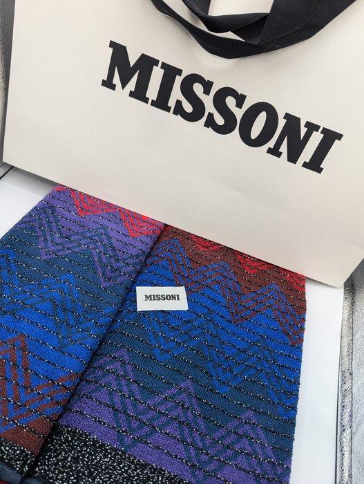 Missoni - Set van 2 handdoeken met zigzagstrepen – nieuw -, Antiquités & Art, Tapis & Textile