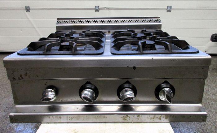 RVS Gasfornuis met 4 branders, 80cm, M-S0G870, Elektronische apparatuur, Fornuizen