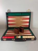 Bordspel - Luxe Vintage Backgammon Set: Tijdloze Elegantie, Antiek en Kunst