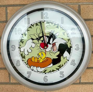 515-0001 WALL CLOCK SYLVESTER TWEETY - 1 Watch - 1999 beschikbaar voor biedingen