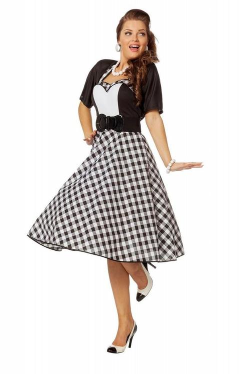 Grease Jurk Jaren 50, Kleding | Dames, Carnavalskleding en Feestkleding, Nieuw, Verzenden