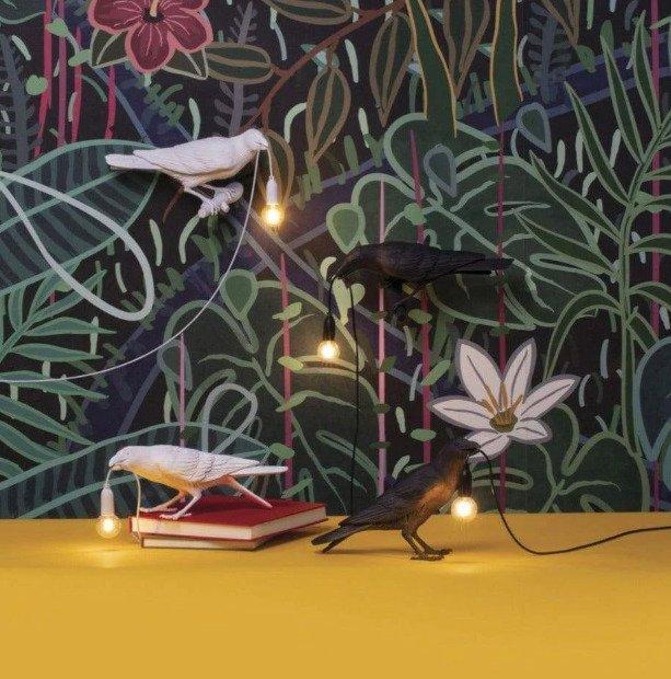 Seletti - Marcantonio - Lamp - Bird Lamp Kijkt naar links, Antiquités & Art, Antiquités | Éclairage