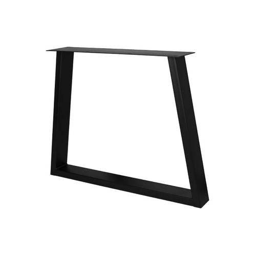 Stalen Trapezium Poot 10x4 cm Zwart 1 stuk, Maison & Meubles, Tables | Tables à manger, Envoi