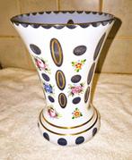 Biedermeier,antieke kristallen vaas - Vaas - Kristal met, Antiquités & Art, Antiquités | Verre & Cristal