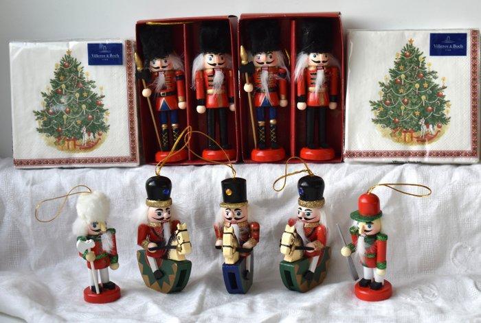 Villeroy & Boch 4 prachtige notenkrakers 35 9391 0026 en 2, Diversen, Kerst