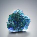 228 g Uitstekende fluorescente FLUORITE & PYRITE uit Nigeria, Collections