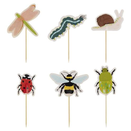 Bosdier Cupcake Toppers 12st, Hobby en Vrije tijd, Feestartikelen, Nieuw, Verzenden