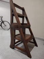 Klapstoel - Mahonie - bibliotheek ladder stoel